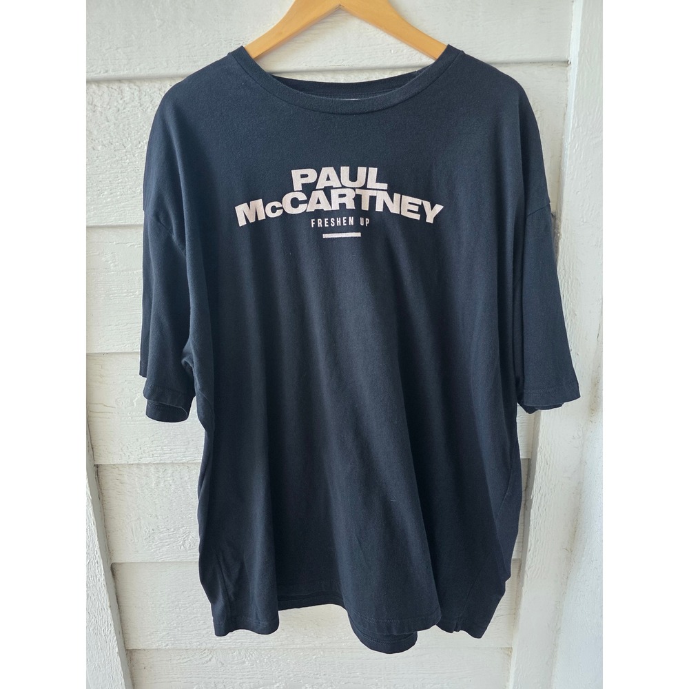 Paul McCartney Band Tee Freshen Up 2018 Concert Tour Shirt Black 3XL The Beatles